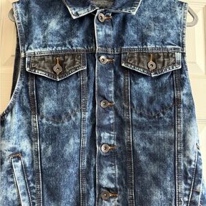Carbon Blue Denim Vest